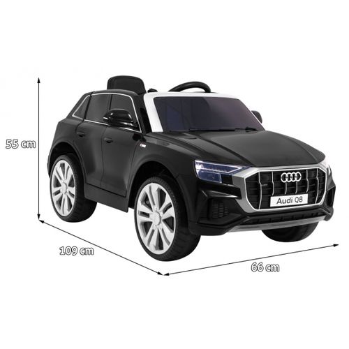 Licencirani auto na akumulator Audi  Q8 LIFT  - crni slika 2