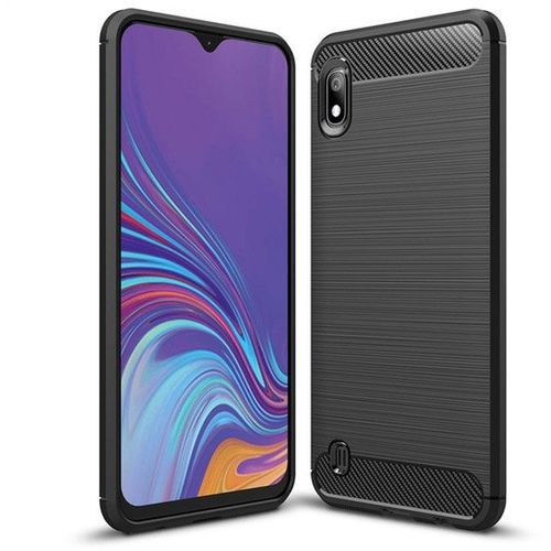 Carbon Case Fleksibilna TPU futrola za Samsung Galaxy A10 crna slika 1