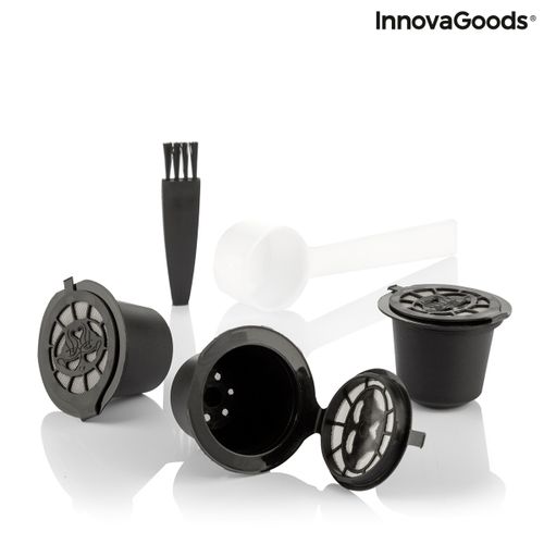 Set od 3 kapsule za kavu za višekratnu upotrebu Recoff InnovaGoods (za Nespresso aparate) slika 3