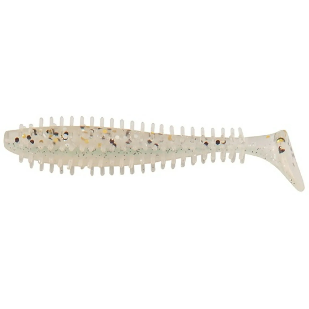 NPK019 Fox silikonska varalica Rage Spikey Shads Ultra UV Salt 'n' Pepper - 12cm slika 1