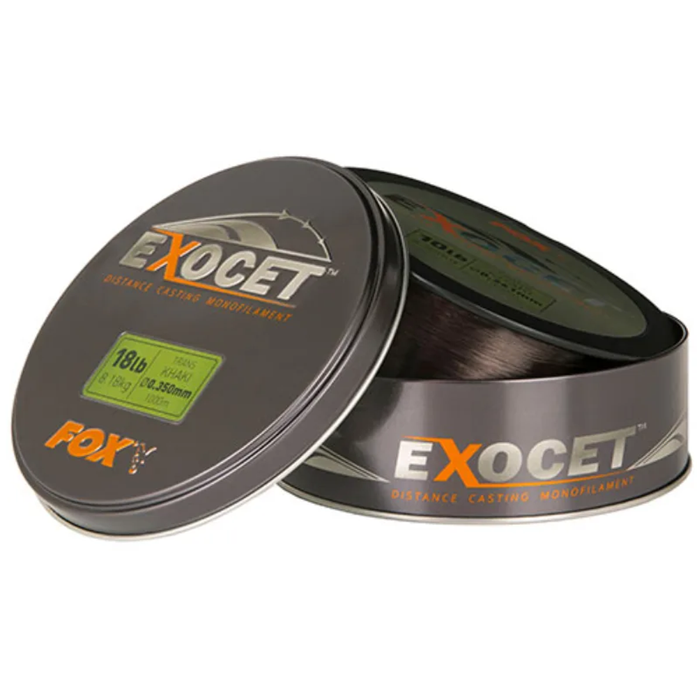 Fox Exocet® Mono Trans Khaki - 0.370mm 20bs / 9.09kgs (CML153) slika 1