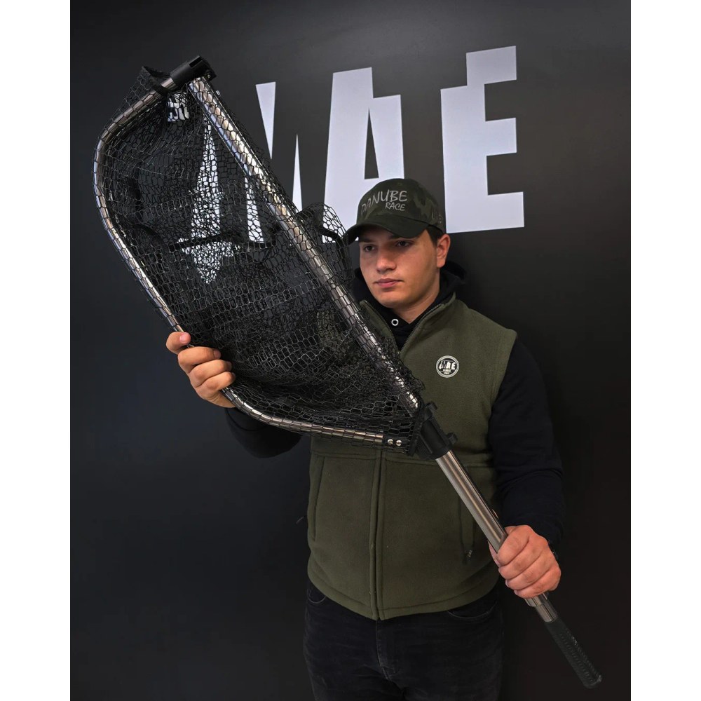 MATE Tele Landing Net W/Ruller and Rubber Mash (MT12025) slika 2