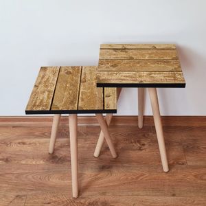 Nesting stolovi 2Shp348 - (2 komada) - boje: kamel