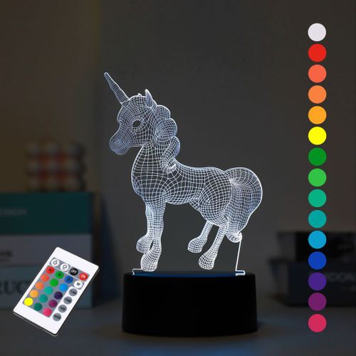 Lampa 3D na dodir iTotal promjena boja Unicorn XL2336 slika 2