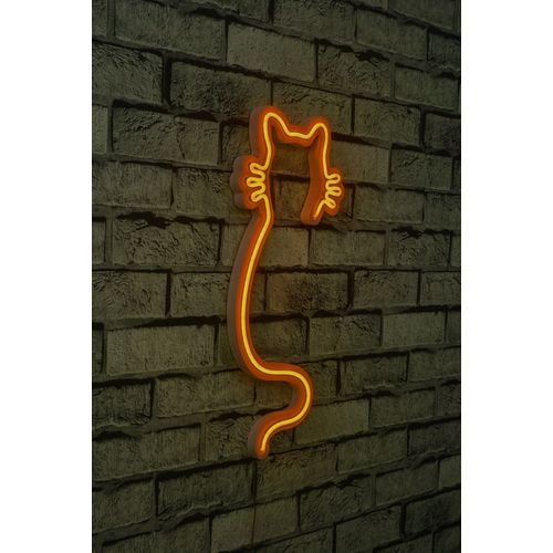 Wallity Ukrasna plastična LED rasvjeta, Cat - Yellow slika 10