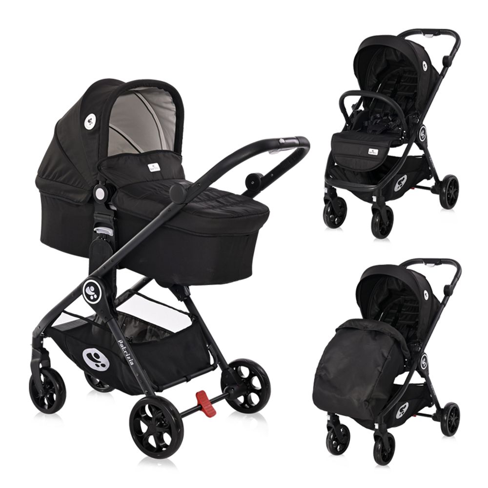 Lorelli Kolica za bebe Patrizia, Black slika 1