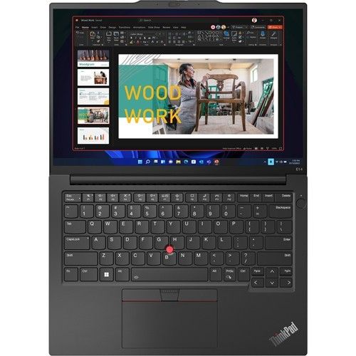 Lenovo Think E14 G5 21JK00BYCX  Core i7-1355U (10C (2P+8E)/12T, P 1.7/5.0GHz, E 1.2/3.7GHz, 12MB), 16GB (8+8int), SSD 512GB NVMe 2242, 14.0" WUXGA (1920x1200) AG IPS, Iris Xe Graphics, GLAN, WLAN, BT, KybUK BL, FPR, Cam IR+FHD, Al, 2Wx2, 57Wh, no OS, 3YW slika 4