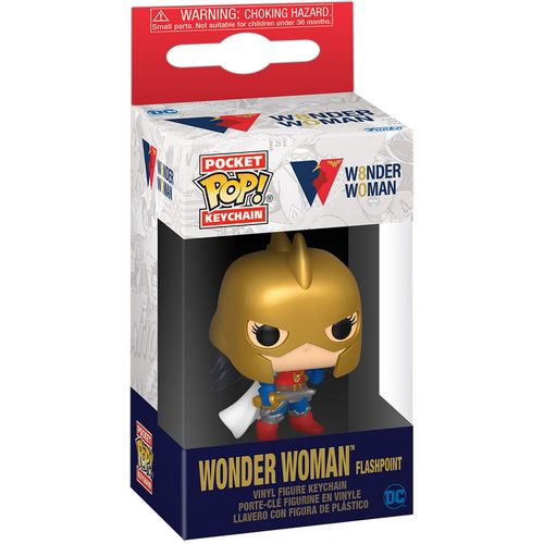 Pocket POP Keychain DC Comics 80Th Wonder Woman Flashpoint slika 3