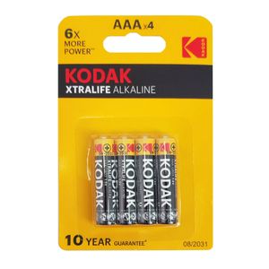 Kodak Xtralife Alkaline AAA LR03 4x