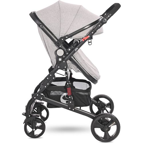 LORELLI ALBA CLASSIC Kolica 3u1 Grey: Košara + Autosjedalica + Zimska Navlaka (0mj+) - (do 15kg/96cm) slika 7