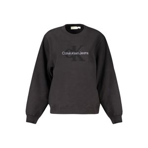 CALVIN KLEIN SWEATSHIRT WITHOUT ZIP WOMEN BLACK