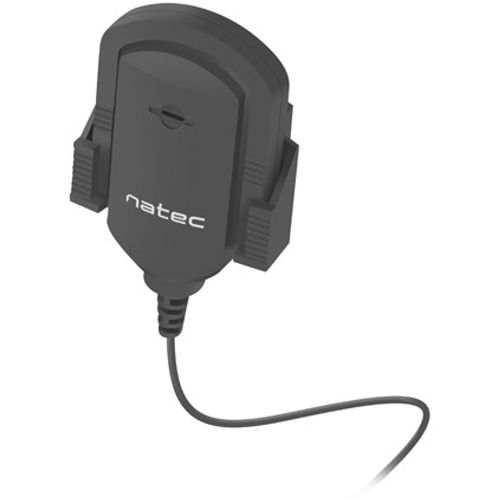 Natec NMI-1352 FOX, Omnidirectional Condenser Microphone w/Clip, 3.5mm Connector, Black slika 1