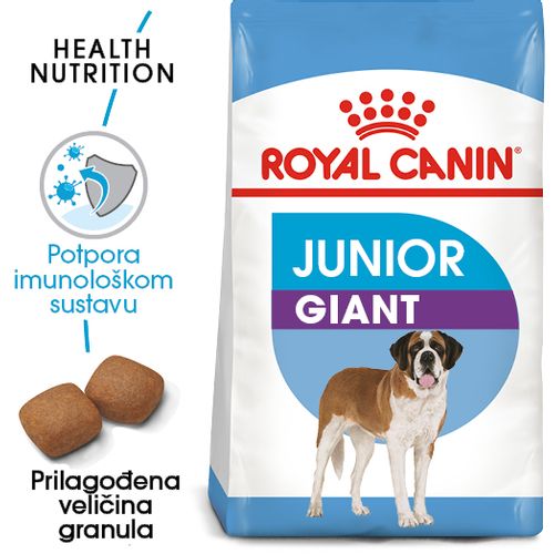 ROYAL CANIN SHN Giant JUNIOR, Potpuna hrana za pse specijalno za štence divovskih pasmina (konačne težine > 45 kg)  od 8 do 18/24 mjeseci starosti, 15 kg slika 5