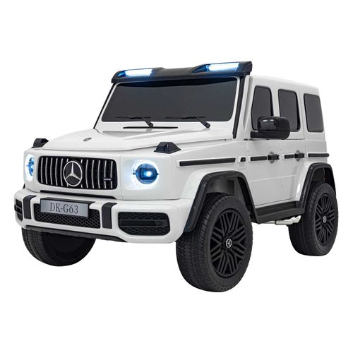 Licencirani auto na akumulator Mercedes Benz G63 AMG XXL MP4 - dvosjed - bijeli slika 3