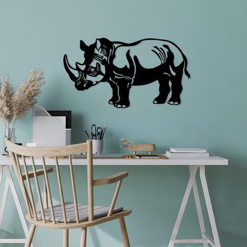 Wallity Metalna zidna dekoracija, Rhino slika 3