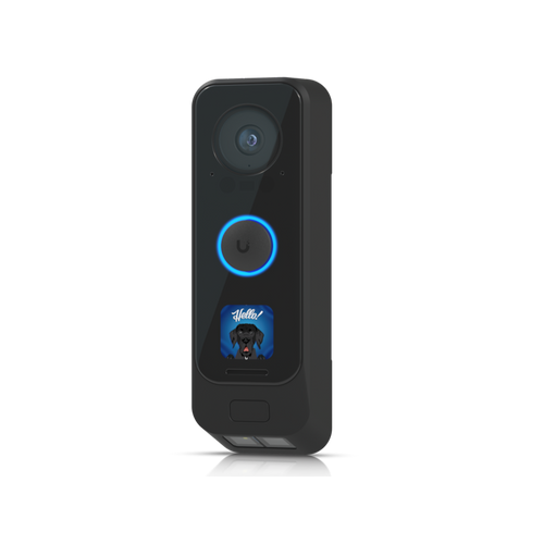 Dual-camera 4K video doorbell with programmable display  fingerprint access and integrated porch lig slika 4