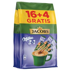 Jacobs 3u1 instant kafa Milka 360g 16+4 kom 
