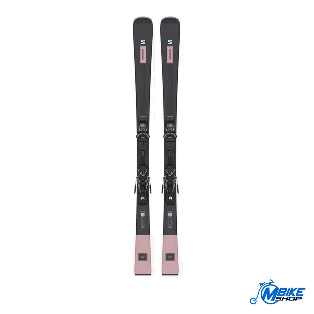 Salomon Ženske skije E S/MAX 8 Black/Rose Gold Metal/Silver Metal + Vezovi E M10 GW L80 Black/Grey slika 1