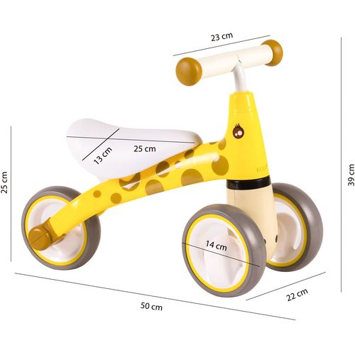 Dječji bicikl EcoToys bez pedala žirafa slika 5