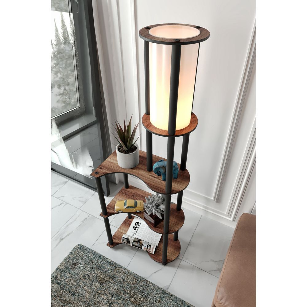 KS-11117 Lampa za Pod sa Orahovim Drvetom slika 3