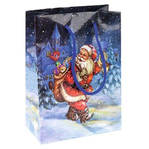 Božićni ukras-poklon vrećica 11,5x6x16 cm
