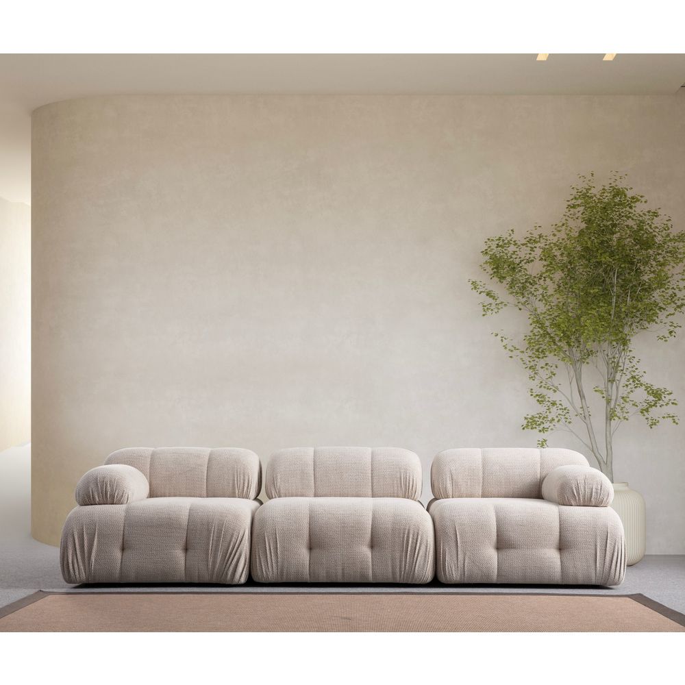 Petite 3 - Krem Sofa za Tri Osobe slika 1