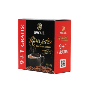 OMCAFE Miris jutra 8g tradicionalna kafa bez šećera  9+1gratis