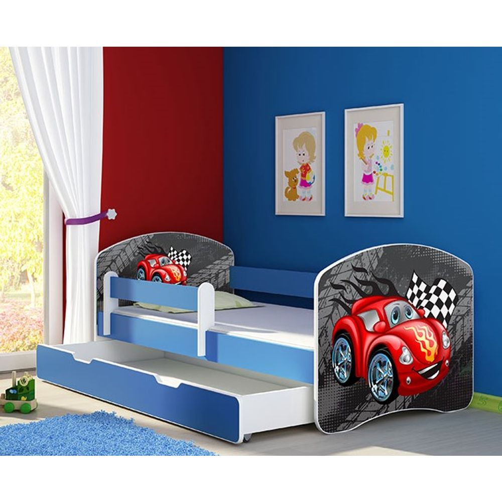 ACMA Dječiji krevet Acma II sa ladicom Blue - 160x80cm - Dezen 05 slika 1