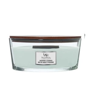 WOODWICK CLASSIC ELIPSE, svijeća mirisna Sagewood & seagras 