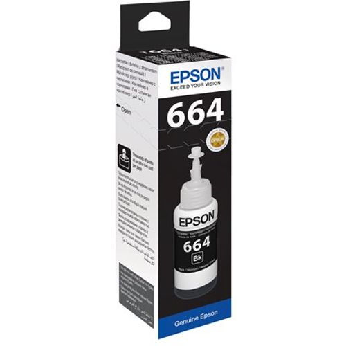 EPSON T6641 BLACK INK BOTTLE 70ML C13T66414A slika 1