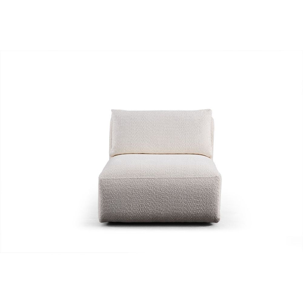 Ugaona sofa Sofia (Chl L + O1 + 1R) - smeđa i bijela slika 7