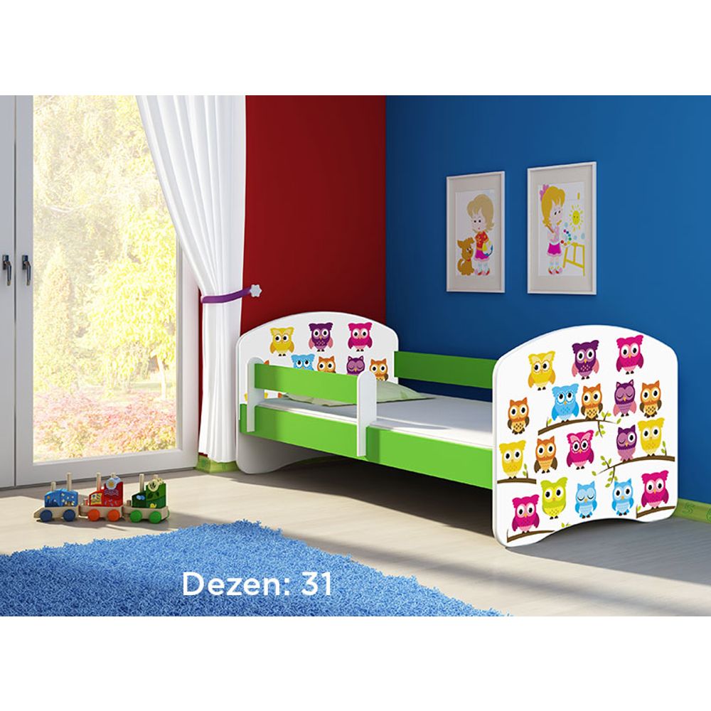 ACMA Dječiji krevet Acma II Green - 160x80cm - Dezen 31 slika 2