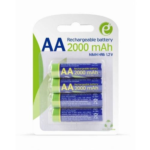 Gembird Rechargeable AA instant batteries (ready-to-use), 2000mAh, 4 pcs blister pack slika 1