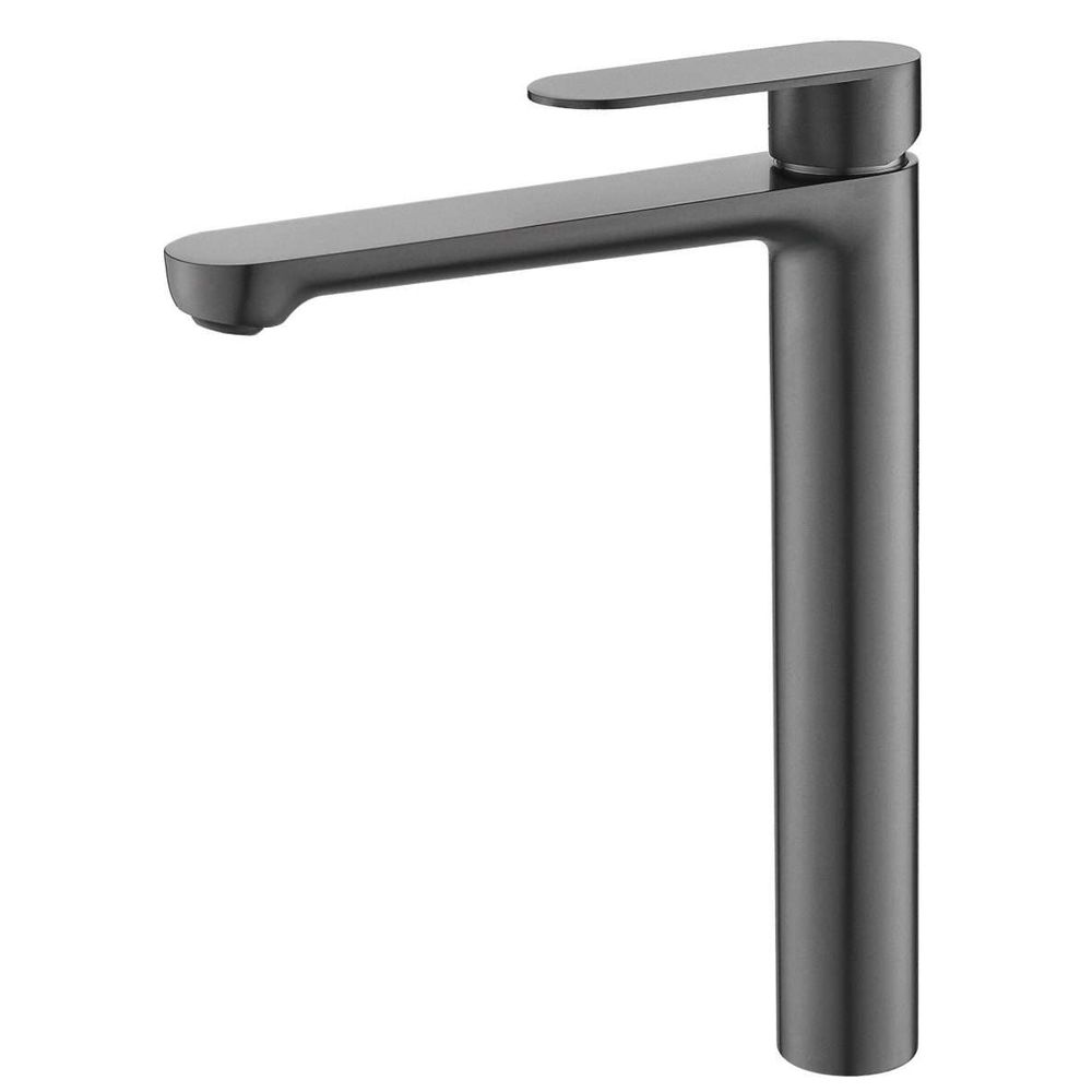 Inter Ceramic visoka slavina za umivaonik venice ss304 gun grey slika 1