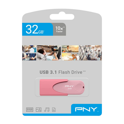 USB stick PNY Attaché 4, 32GB, USB3.1, pink slika 1