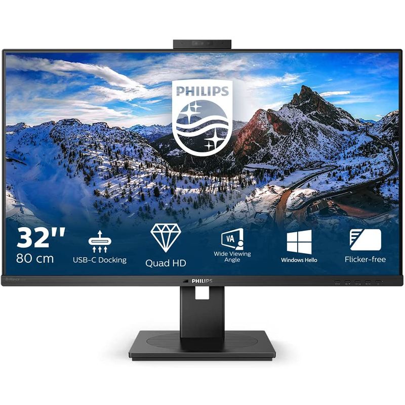 Philips Philips 326P1H 31.5″ IPS QHD monitor s USB-C docking stanicom i ugrađenom web kamerom image