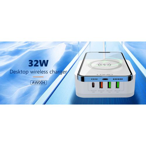 LDNIO CHARGER 4 PORT (3A1C) 30W 5V 3A WIRELESS 18W 5V 3A AW004 slika 7