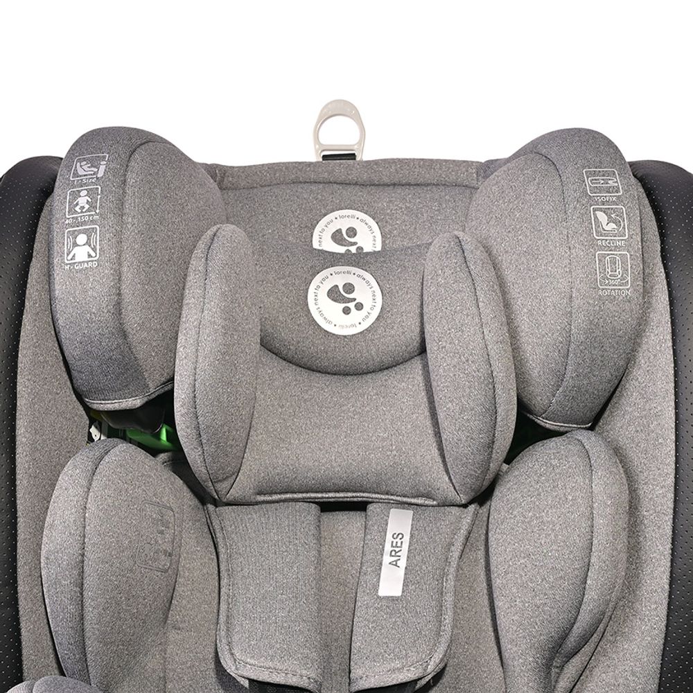 Lorelli Rotirajuća autosjedalica Ares i-Size 40-150 cm 360 Isofix sa Anti-Rebound štitnikom, Green slika 5