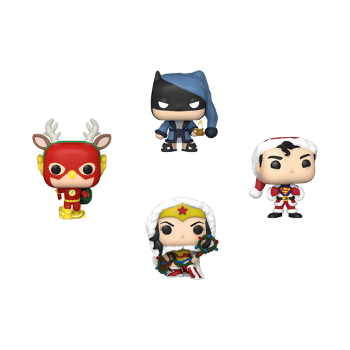 Funko Pocket Pop: DC Holiday - Blagdanska Kutija s 4 Figurice slika 2