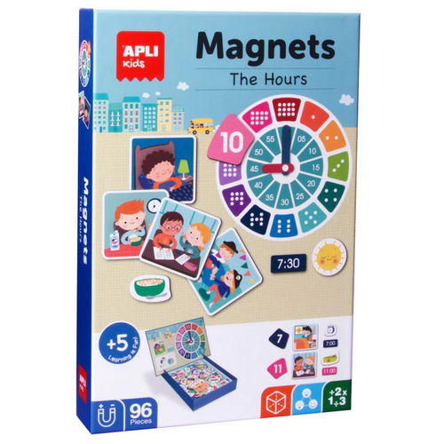 APLI kids Igra sa magnetima - gledanje na sat slika 1