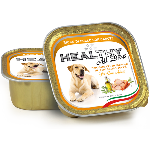 VBBD Healthy All Days pate vlažna hrana za pse - piletina sa šargarepom 150g  slika 1