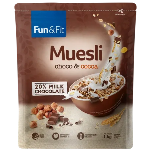 Fun&Fit musli coko+kakao 1000g slika 1