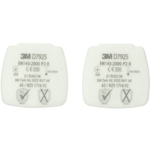 3M Secure Click filter za umetanje čestica D7925 P2 R D7925  4 St. slika 1