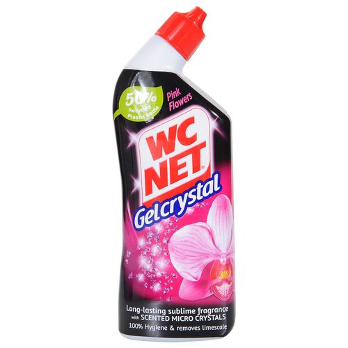 Wc net gel crystal pink flowers 750 ml slika 1