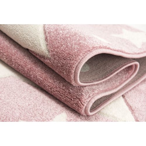 Dječji tepih STARLINE - roza/bijeli - 120*170 cm slika 3