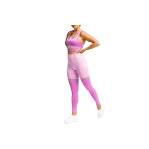 Gymhero tajice stripes mauve