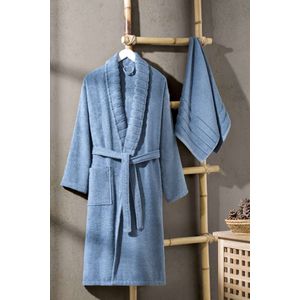 Set Bademantila Carla, boja: indigo plava