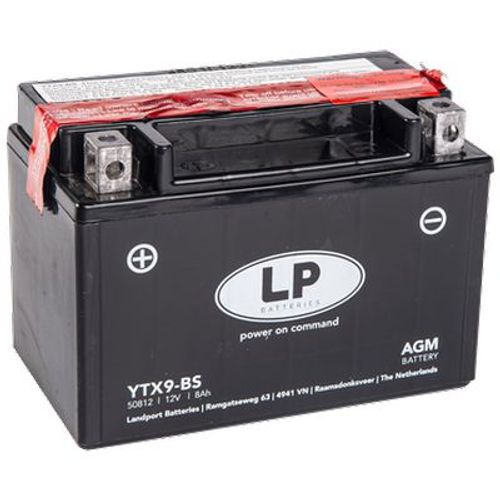 Akumulator za motocikl LANDPORT AGM 12 V 8 Ah +L slika 1