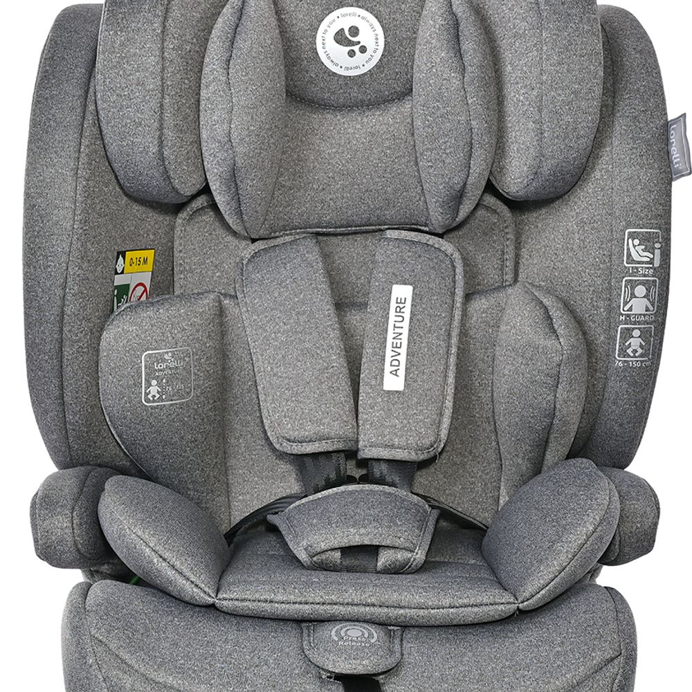 Lorelli Autosjedalica Adventure i-Size 76-150cm Grey  slika 6