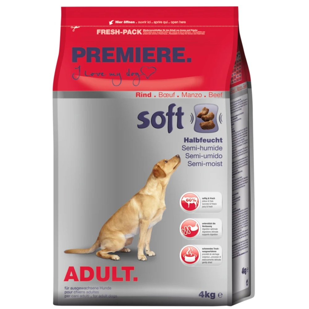 Premiere Soft Adult govedina 4 kg slika 1